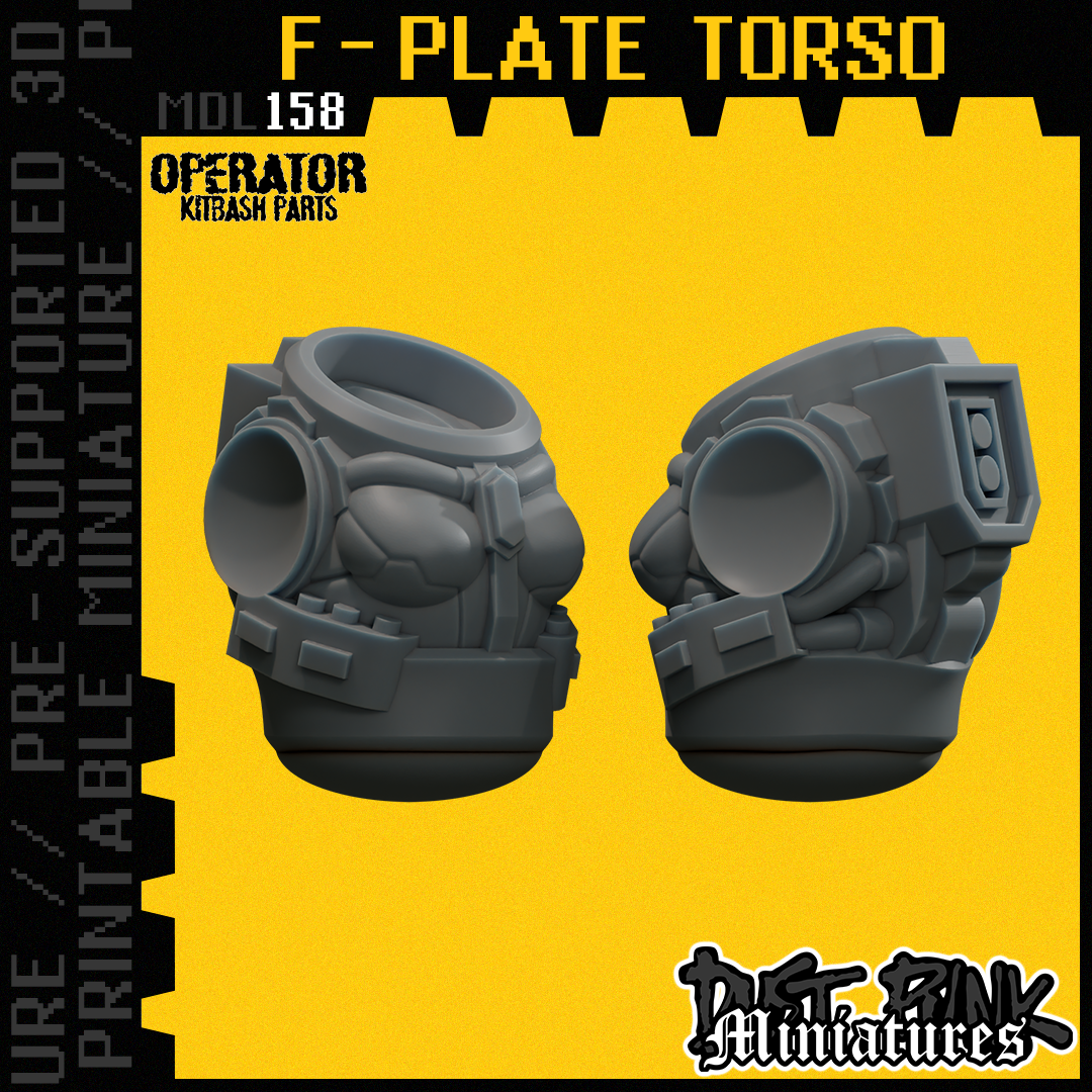 MDL158 F-PLATE TORSO [PRE-SUPPORTED]